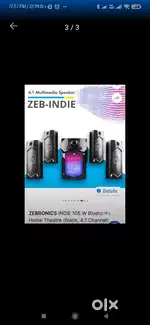 Zebronics 4in 1 home theatre