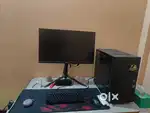 PC Setup with Monitor