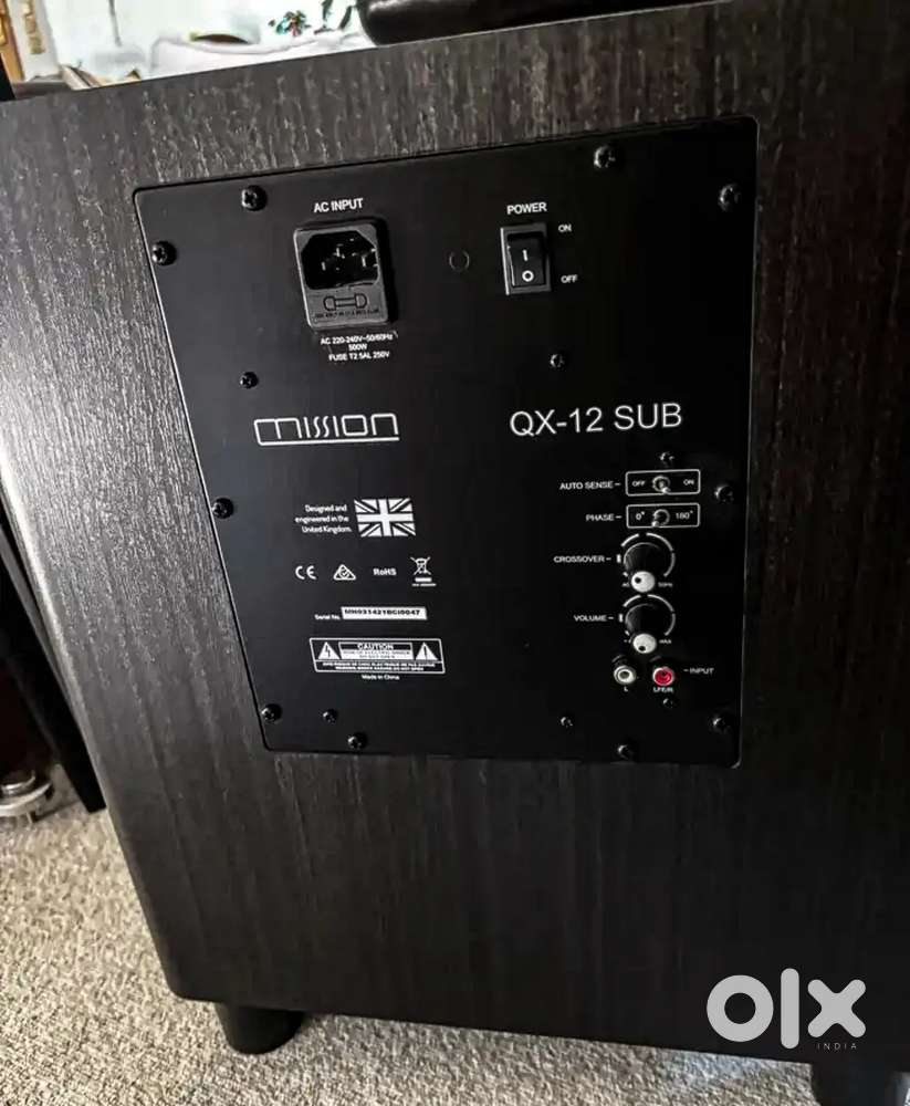 NEW#12inch#450W#23kg heavy Imported MISSION SUBWOOFER FOr HOME THEATER