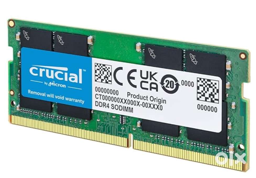 Crucial RAM 8GB DDR4 3200MHz Laptop Memory (Sealed Box)
