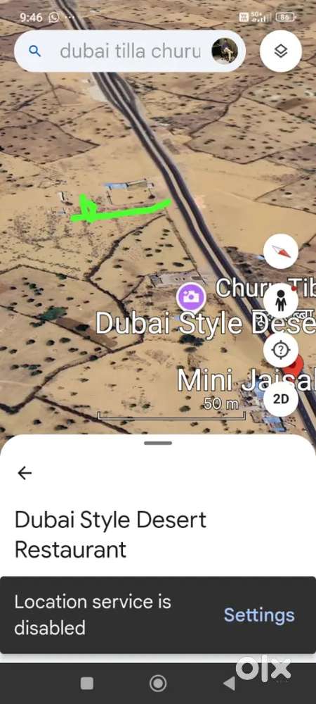 Plot near highway 52