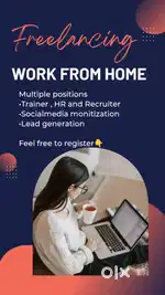 Freelancing Work from home  opportunity