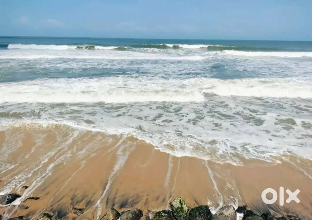 Varkala kappil beach ninnum 400meter 37.5cent kadal view.