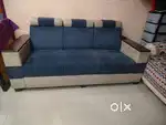 Sofa blue color