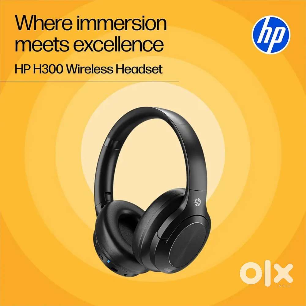 Hp H300 new premium headphones with one year warranty