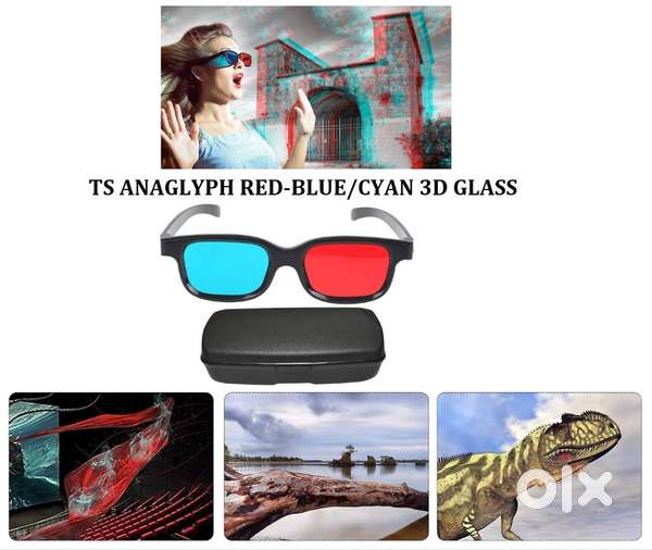 Red Blue 3D Anaglyph Video glass for watching movies-Gaming-Magazine