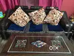 Five seater sofa with table
