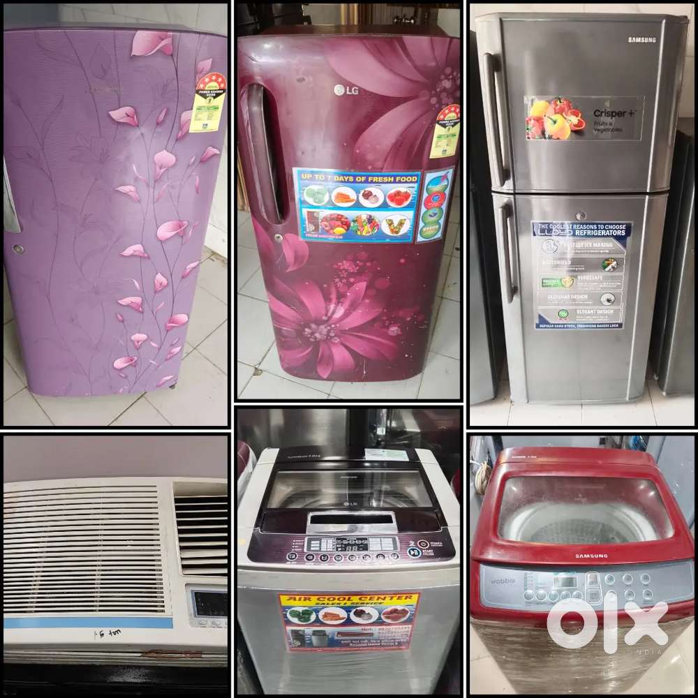 5 YEAR WARRANTY_ FRIDGE WASHING MACHINE AC _FREE DELIVERY_ LESS USED