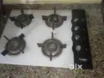 Gas stove prestige company four burnal