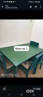 6 seater Dinning table with 4 chairs