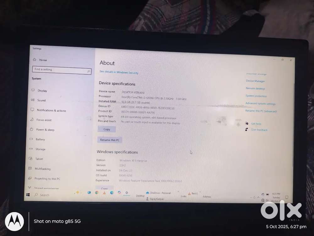 Laptop lenovo
