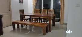 New Teak (6x3.5)dining set  home delivery