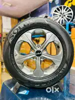 Kia seltos HTK Alloys and tyres 205/65/16 kumho in new condition