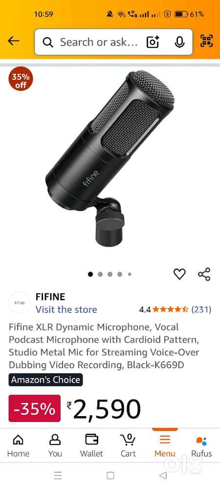 Microphone dynamic