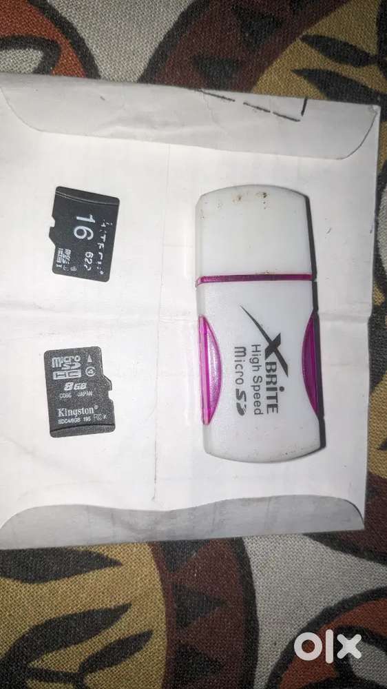 16gd and 8gb sd card with pendrive