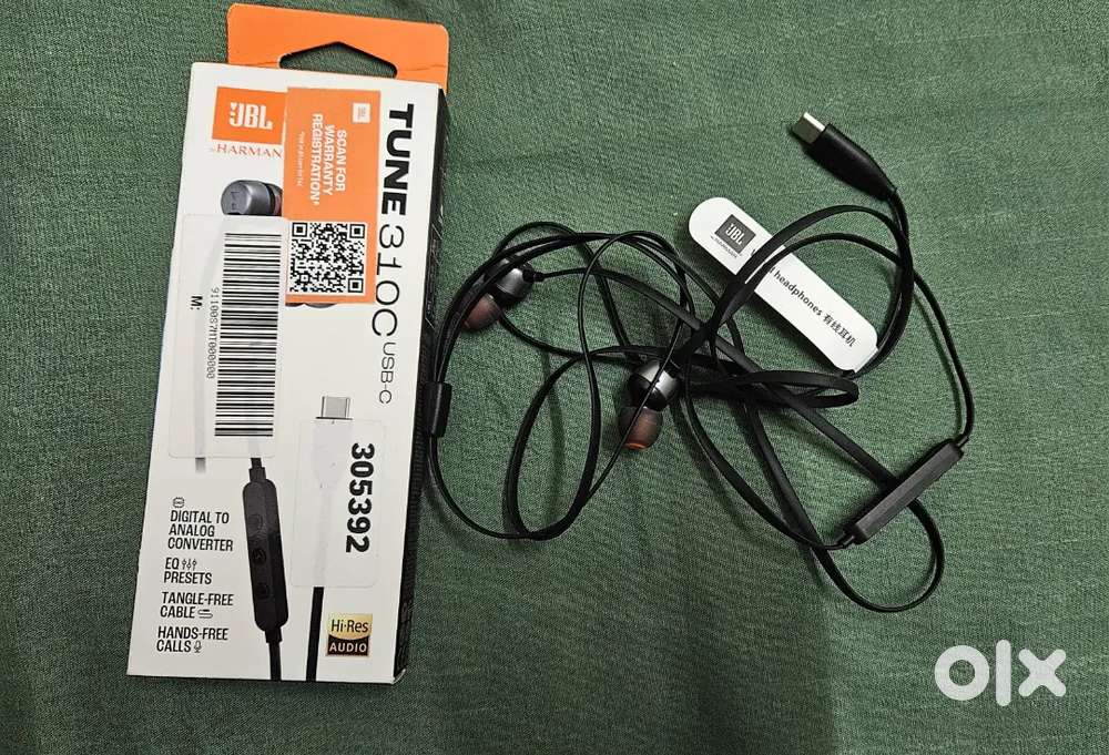 JBL wired Earphone, 1 day old