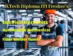 B.Tech Diploma ITI Fresher's Job Vacancy