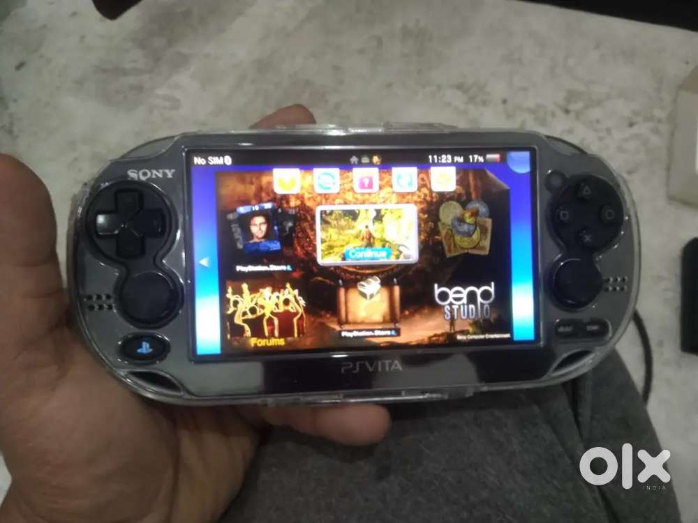 SONY PS VITA OLED MODEL 256GB WITH ORIGINAL BOX AND ORIGINAL CHARJER