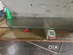 Counter and locker in shop