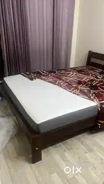 Queen Size Bed with Memory Foam Mattress