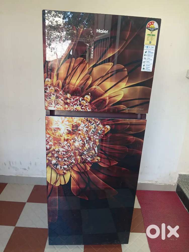 Haier fridge 345l double door