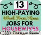 Part time or free time from home