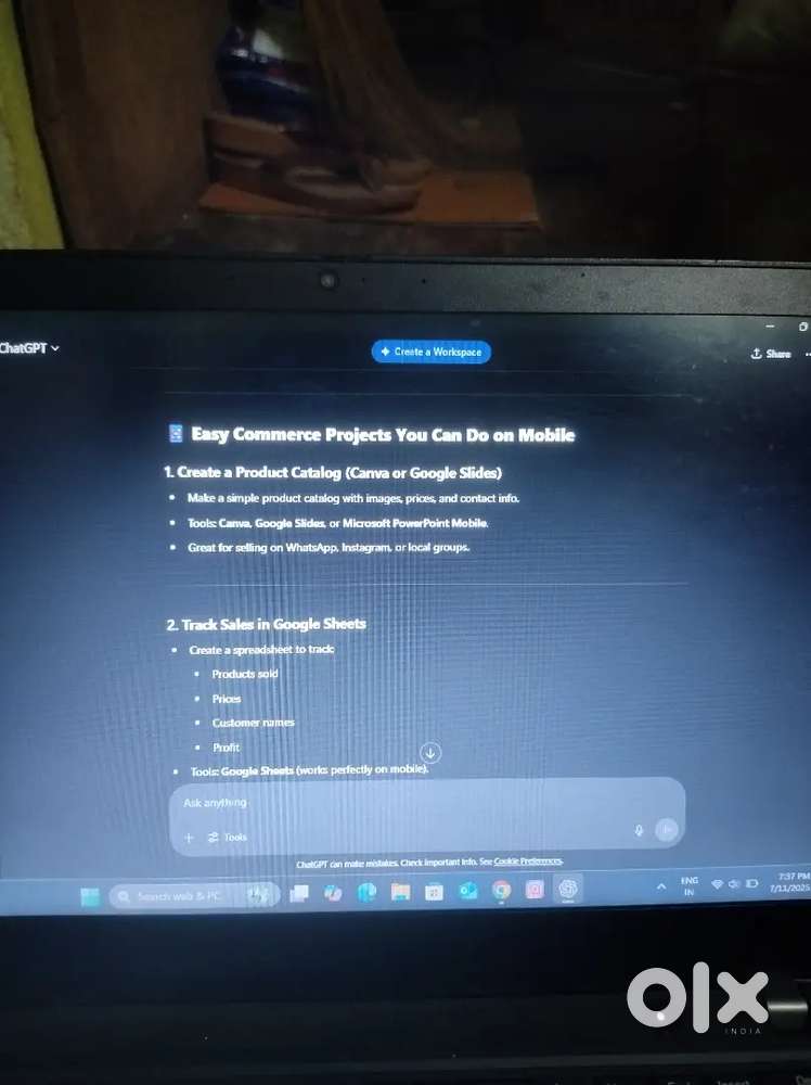 Laptop selling
