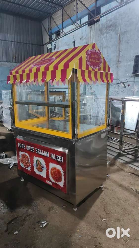 Jalebi,samosa,tiffens,snack iteam selling cart