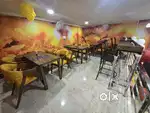 Furnished Cafe  With all required electronics , All things are good