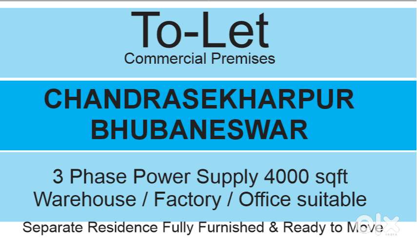 Office cum Residence fully furnished Office