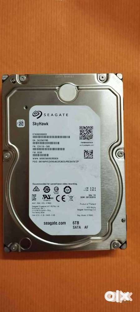 Running seagate 6 tb hard drive  For Sell