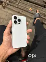 Iphone 14 pro silver good in condition never opened never repair