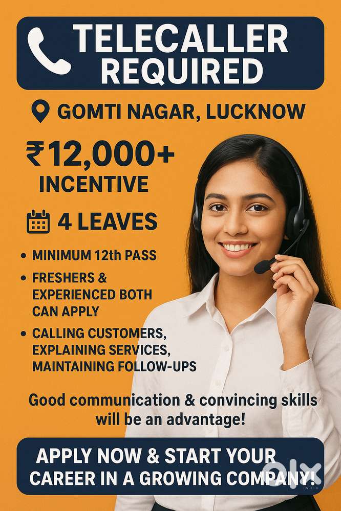 Telecaller Required – Apply Now!