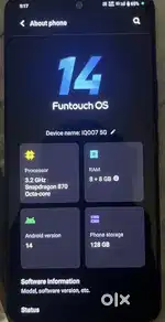 iQOO 7 5G (Storm Black, 8GB RAM, 128GB Storage)