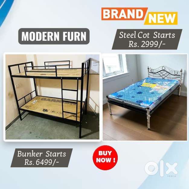 Single Cot Double Bed New Hostel Cot Offer Deal #556