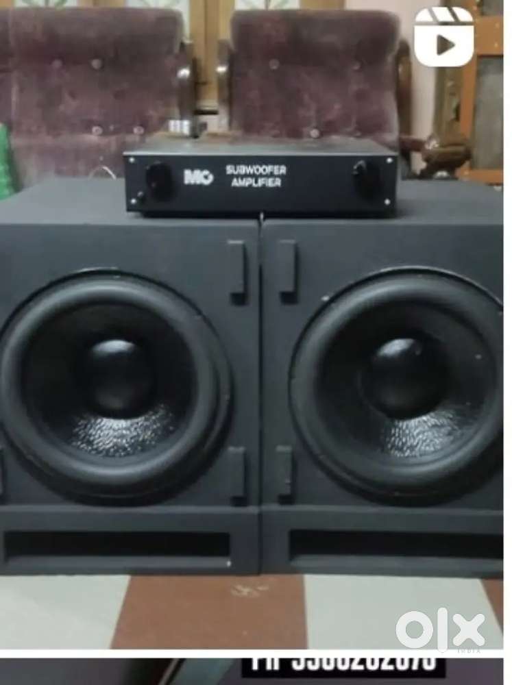 SUBAmplifier Heavy & 15inch Dualsubwoofers