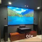 Buy 300Inch 4K Android Projector watch TV Movies Cricket on BIg Screen