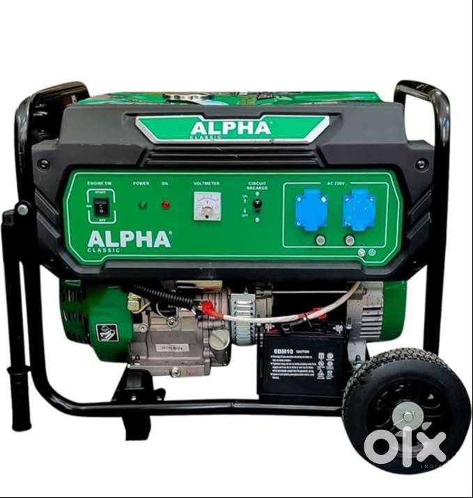 10 months old, 5.5kW rarely used petrol generator available for resale