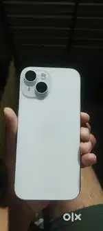 Iphone15 colour white battery health97%6 month chala he condition okay