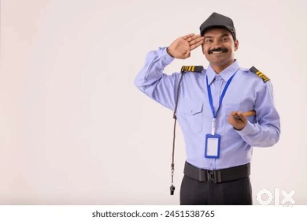 Security guard petrol pump worker