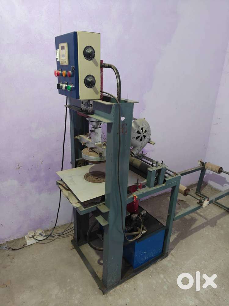Paper plate making machine hydraulic double dye model