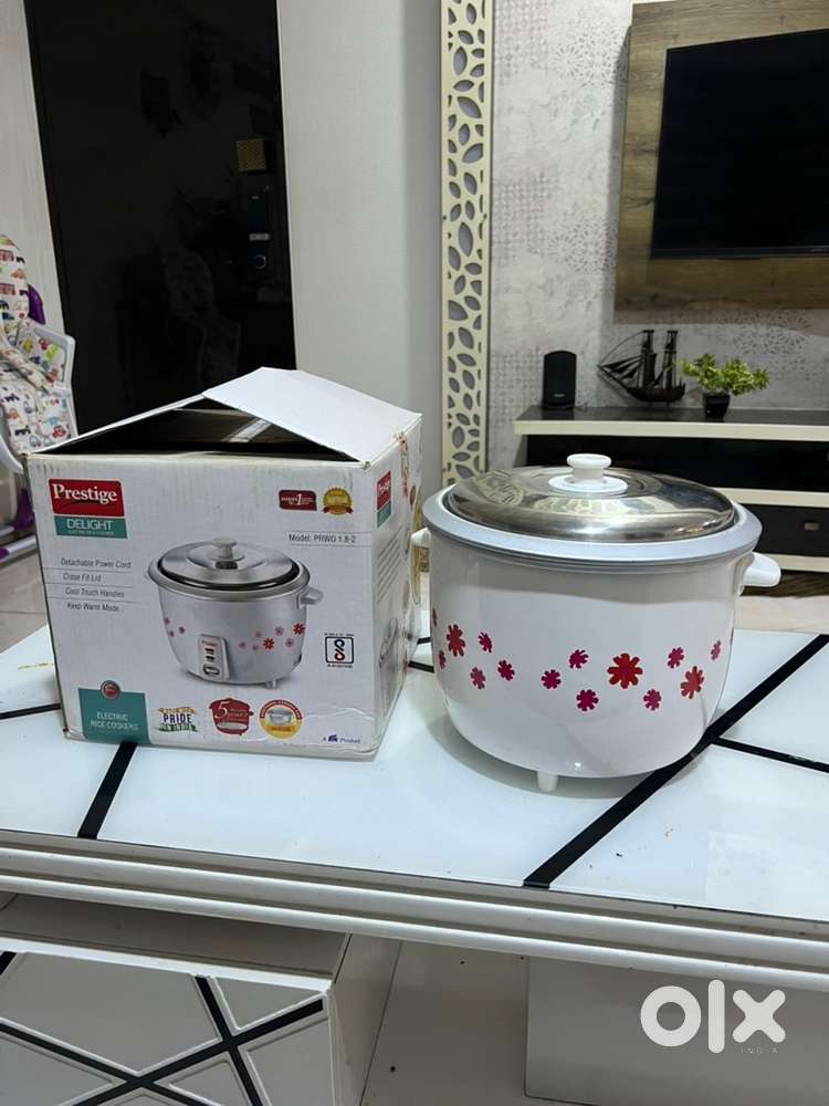 Prestige PRWO 1.8-2 Electric Rice Cooker 2 Aluminium Cooking Pans