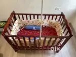 Babyhug Montana 3 in 1 rocking cot cum junior bed