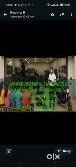 Two wheeler mechanic supervisor
