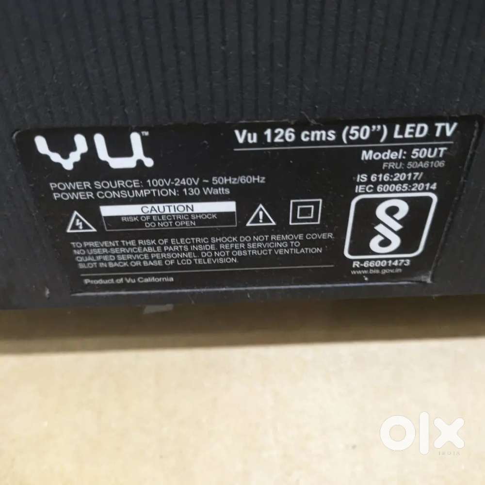 VU 50 inch smart Tv & LenovA Tab 10 inch