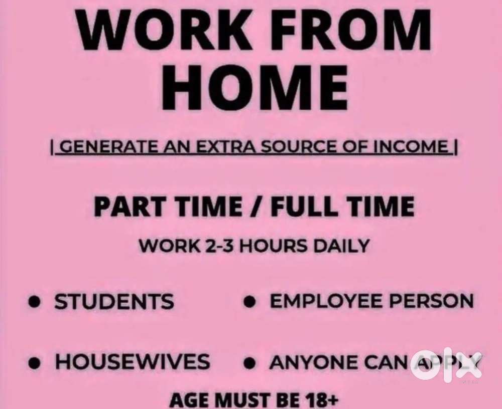 PART TIME WORK FROM HOME