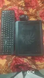 Laptop Keyboard, Mouse, Cooling Pad