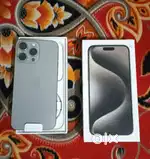 Selling my 6 months old I phone 15 pro ,With bill and box.