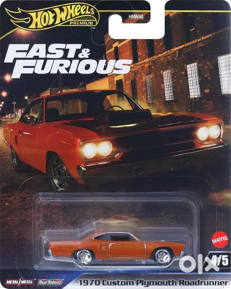 Hot Wheels Car Fast & Furious 1970 Custom Plymouth Roadrunner