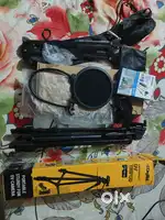 Tripod, mike, mikestand with filter... 100% new condition